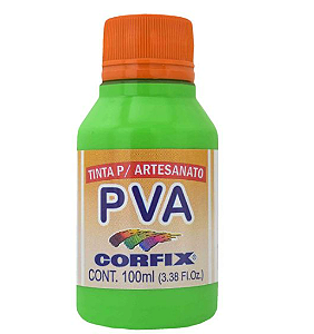 Tinta PVA Fosca Corfix 100ml - Verde Folha 334