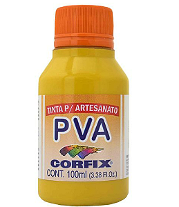 Tinta PVA Fosca Corfix 100ml - *Amarelo Ocre 353
