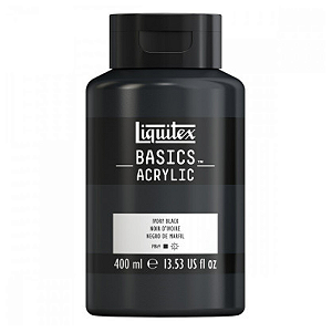 Tinta Acrílica Liquitex Basics 400ml - 726 Ivory Black