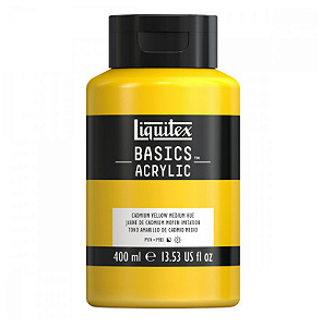 Tinta Acrílica Liquitex Basics 400ml - 705 Cadmium Yellow Medium Hue