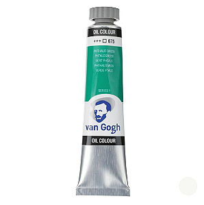 Tinta Óleo Van Gogh Talens 20ml - 675 Verde Phthalo