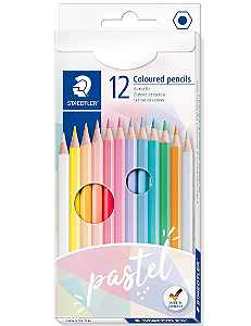 Lápis de Cor Staedtler Linha Pastel - 12 Cores