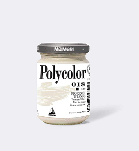 Tinta Acrílica Fosca Maimeri Polycolor 140ml - Titanium White