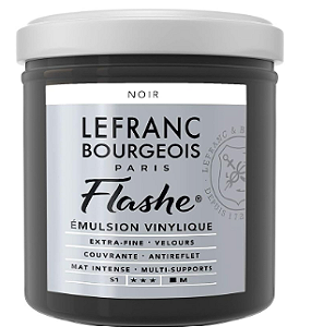 Tinta Acrílica Flashe Lefranc & Bourgeois 125ml - S1 Black