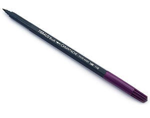 Caneta Aquarelável Caran d'Ache Fibralo Brush - 110 Violeta