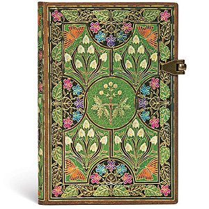 Caderno Capa Dura Mini Sem Pauta Paperblanks - Poetry In Bloom