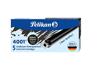 Cartuchos de Tinta Pelikan 4001 GTP/5 - Black 1,4ml (5 unidades)