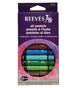 Giz Pastel Oleoso Reeves - 12 Cores