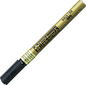 Marcador Artístico Permanente Pen Touch - OURO 1.0mm