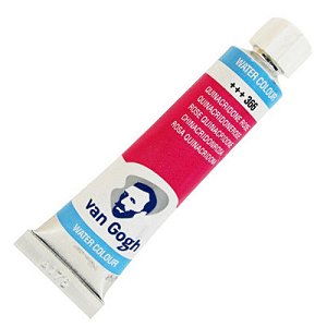 Tinta Aquarela Van Gogh Bisnaga 10 ml - Quinacridone Rose (366)