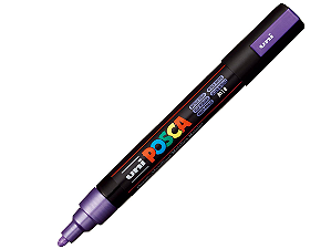 Caneta Marcador POSCA PC-5M - Violeta Metálico