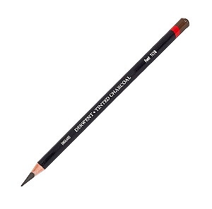 Lápis Carvão Vegetal Derwent Tinted Charcoal - Peat TC18