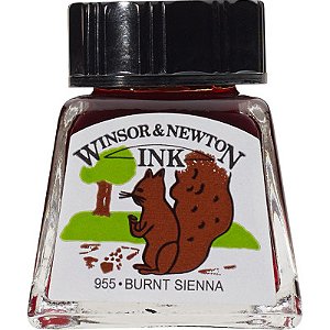 Tinta para Desenho Winsor & Newton 14mL - Burnt Sienna