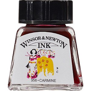 Tinta para Desenho Winsor & Newton 14mL - Carmine