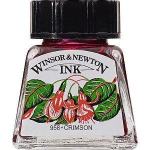 Tinta para Desenho Winsor & Newton 14mL - Crimson