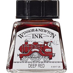 Tinta para Desenho Winsor & Newton 14mL - Deep Red