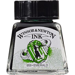 Tinta para Desenho Winsor & Newton 14mL - Emerald