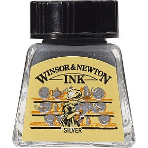 Tinta para Desenho Winsor & Newton 14mL - Silver