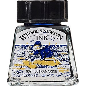 Tinta para Desenho Winsor & Newton 14mL - Ultramarine