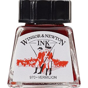 Tinta para Desenho Winsor & Newton 14mL - Vermilion