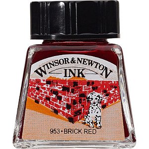 Tinta para Desenho Winsor & Newton 14mL - Brick Red