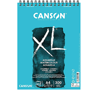 Bloco XL Aquarelle Canson A4 - 300g/m² 30 Folhas