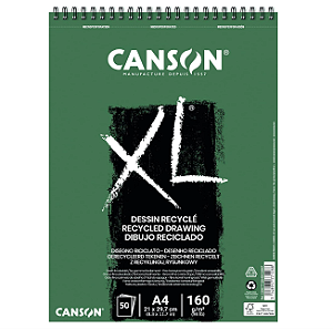 Bloco XL Recycle Canson A4 - 160g/m² 50 Folhas