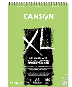 Bloco XL Recycle Canson A3 - 160g/m² 50 Folhas