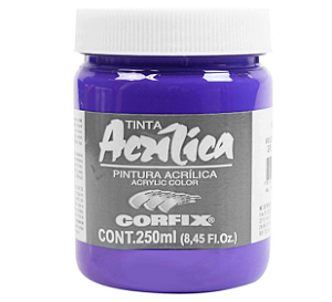 Tinta Acrílica Corfix 250ml - 181 Violeta Cobalto