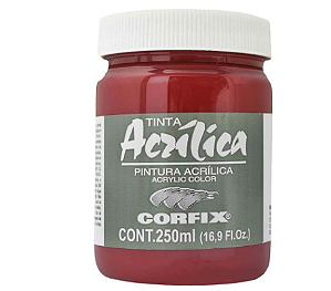 Tinta Acrílica Corfix 250ml G2 - 59 Carmim