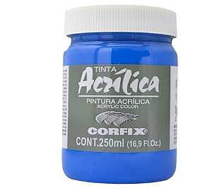 Tinta Acrílica Corfix 250ml - 67 Azul Celeste