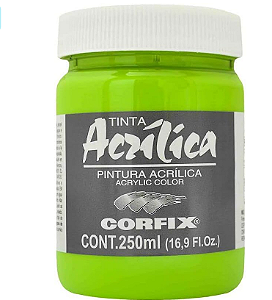 Tinta Acrílica Corfix 250ml - 77 Verde Inglês Claro