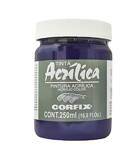 Tinta Acrílica Corfix 250ml - 86 Azul Ftalocianina