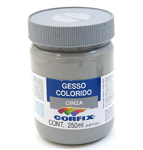 Gesso Colorido Corfix 250ml - Cinza