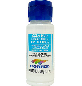 Cola para Decoupage em Tecidos Corfix 60g