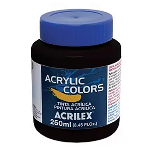 Tinta Acrílica Acrylic Colors Acrilex 250ml - G1 Preto 320