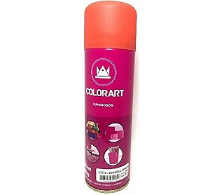 Tinta Spray Luminoso Colorart 250g - Vermelho