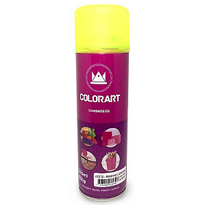 Tinta Spray Luminoso Colorart 250g - Amarelo