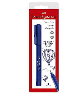 Caneta Bolígrafo Fine Faber-Castell - Classic Blue