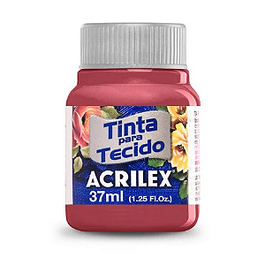 Tinta Para Tecido Fosca Acrilex 37ml - 509 Vermelho Carmim