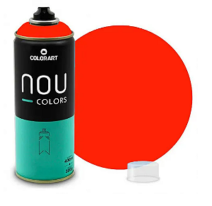 Tinta Spray NOU Colors 400mL - Vermelho Luminoso