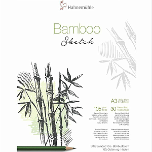 Bloco Sketch Bamboo Hahnemühle 105g/m² A3 - 30 Folhas
