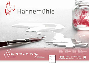 Bloco Aquarela Harmony CP Hahnemühle 300g/m² 21x29,7cm A4 - 12 Folhas