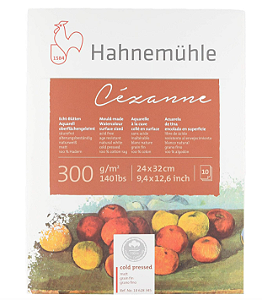 Bloco Aquarela Hahnemühle Cézanne 300 g/m² 24x32cm - 10 Folhas