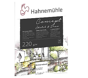 Bloco Concept Sketch & Draw Hahnemühle 220g/m² A3 - 20 Folhas