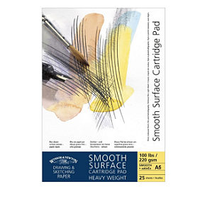Bloco Papel Smooth Surface Winsor & Newton 220g A5 - 25 Fls