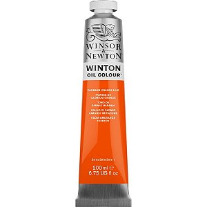 Tinta Óleo Winton Winsor & Newton 200ml - Cadmium Orange Hue