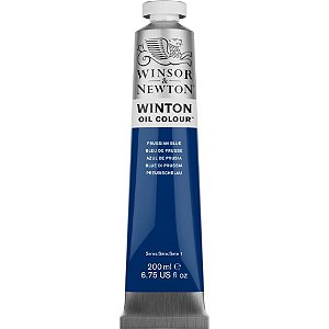 Tinta Óleo Winton Winsor & Newton 200ml - Prussian Blue