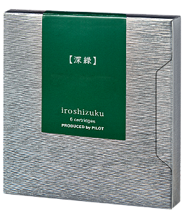 Cartuchos de Tinta para Caneta-Tinteiro Iroshizuku Pilot - Shin-Ryoku (Verde Floresta)