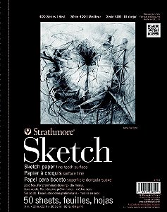 Papel de Sketch Strathmore (22,9 x 30,5cm) - 50 Folhas